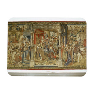 Davids Söhne Amnon und Absalom erklären Krieg au Magnet