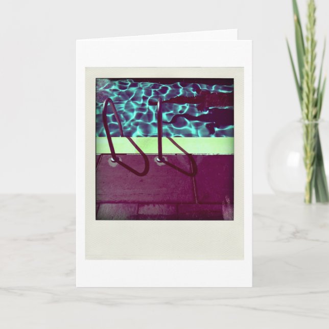 Davids Veränderung 2 Pools 0616 Kunstkarte Karte (Vorderseite)