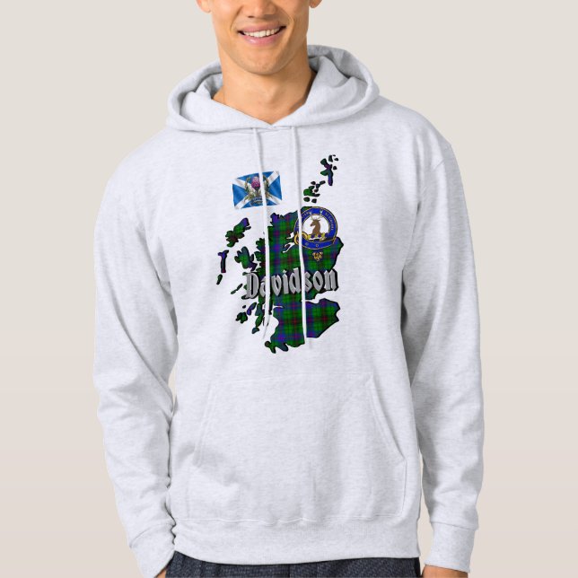 Davidson Clan Abzeichen Hoodie (Vorderseite)