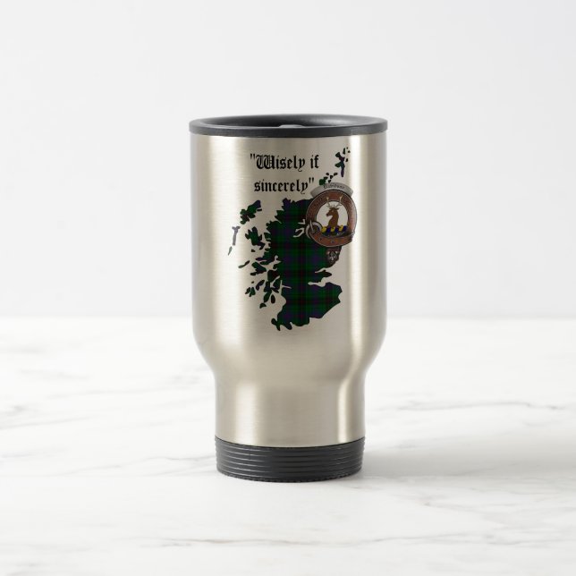 Davidson Clan Abzeichen Travel Mug Reisebecher (Mittel)