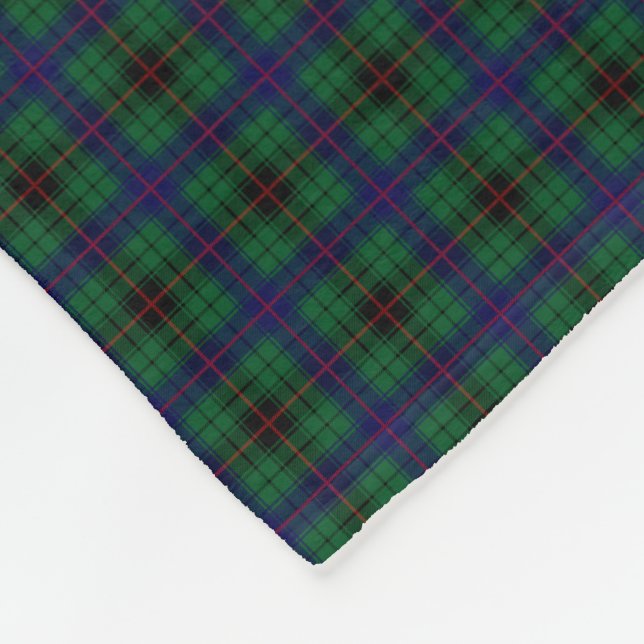 Davidson Clan Tartan Fleecedecke (Ecke)