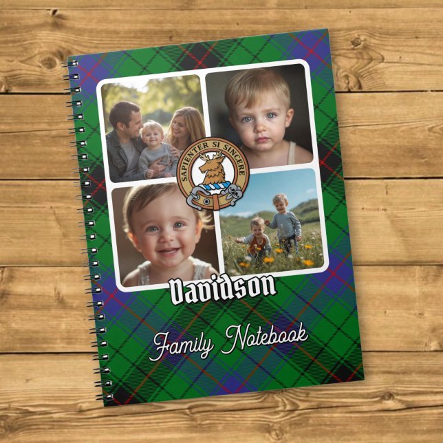 Davidson Familienfoto-Collage Notizblock (Von Creator hochgeladen)