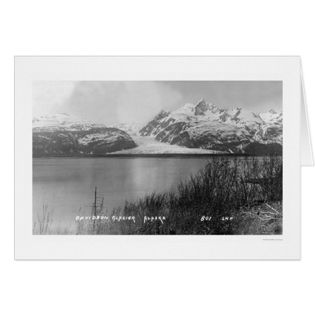 Davidson Glacier Alaska 1914 (Vorderseite (Horizontal))