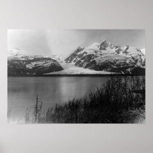 Davidson Glacier in Alaska Photograph Poster