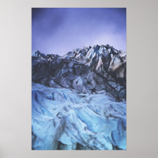Davidson Glacier Poster