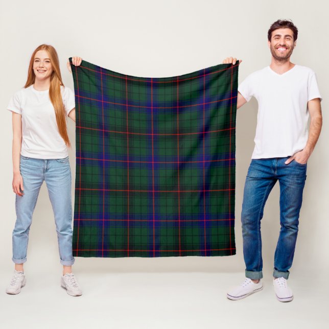 Davidson Modern Kariert Fleecedecke (Beispiel)