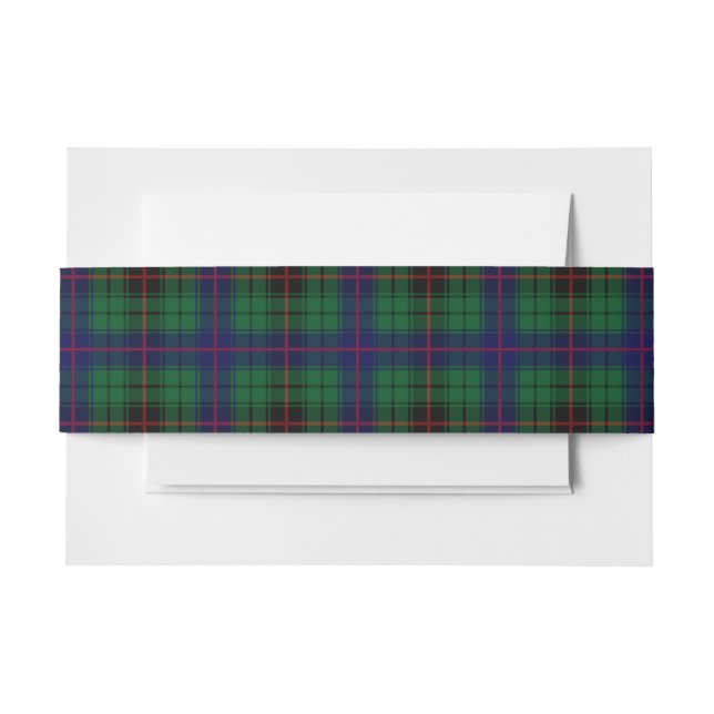 Davidson Scottish Tartan Belly Band (Vorderseite Beispiel)