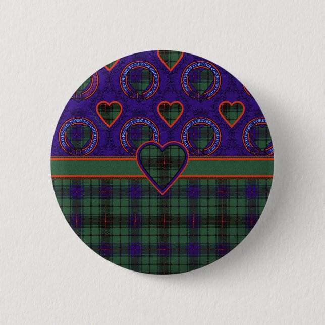 DavidsonScottishTartan Button (Vorderseite)