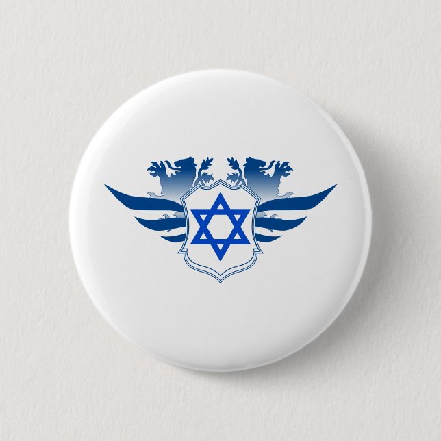 Davidsstern Button (Vorderseite)
