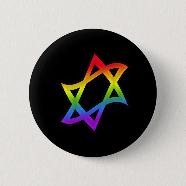 Davidsstern Button (Vorderseite)