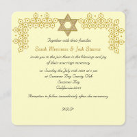 Davidsstern Chuppah jüdische Hochzeit