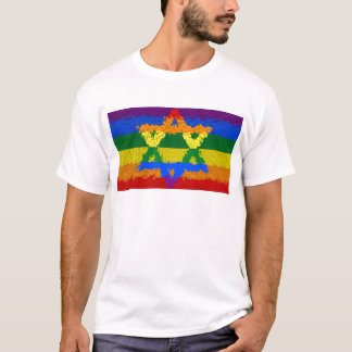 Davidsstern - Jüdisch - Gay Pride T-Shirt