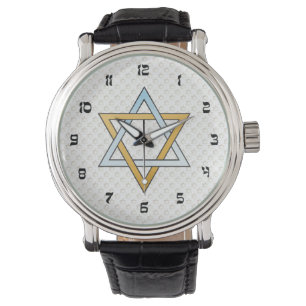Davidsstern Uhr