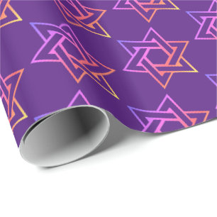 Davidstern Geschenkpapier