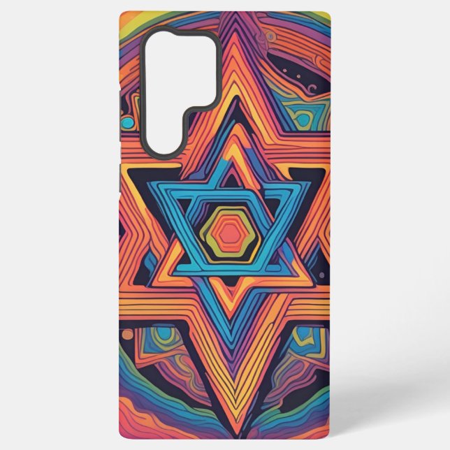 Davidstern Samsung Galaxy Hülle (Rückseite)