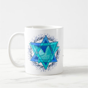 Davidstern-Taube Kaffeetasse
