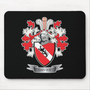 Davies-Familienwappen-Wappen Mousepad