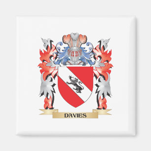 Davies-Wappen - Familienwappen Magnet