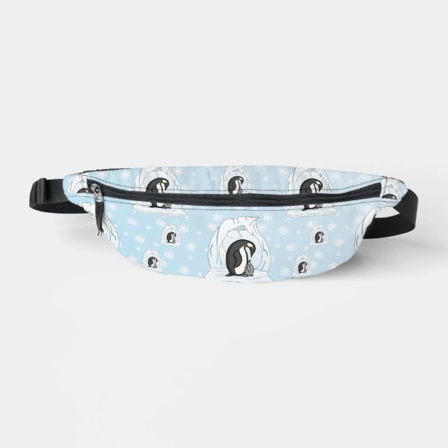 Davin und Annie die Pinguine Bauchtasche (Vorderseite)