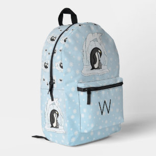 Davin und Annie die Pinguine Bedruckter Rucksack