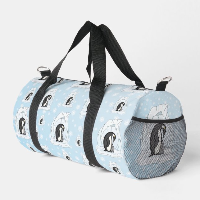 Davin und Annie die Pinguine Duffle Bag (Rechte Ecke)