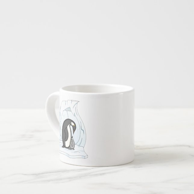 Davin und Annie die Pinguine Specialty Tasse (Vorderseite Links)