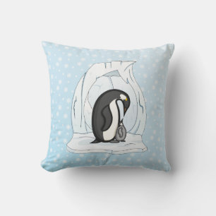 Davin und Annie die Pinguine Throw Kissen