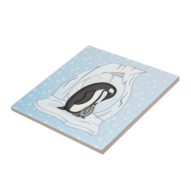 Davin und Annie die Pinguine-Tile Fliese (Seite)