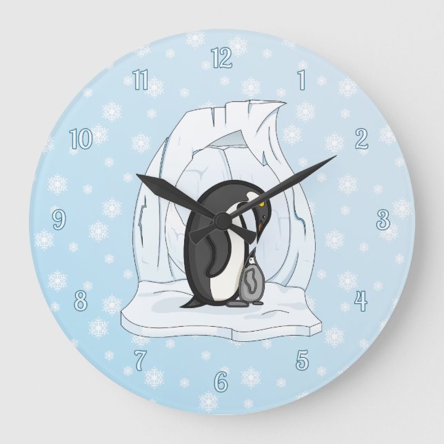 Davin und Annie die Uhr der Pinguine (Vorderseite)