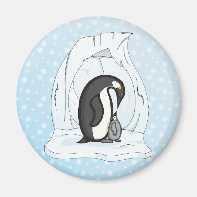 Davin und Annie the Penguins Magnet (Vorne)