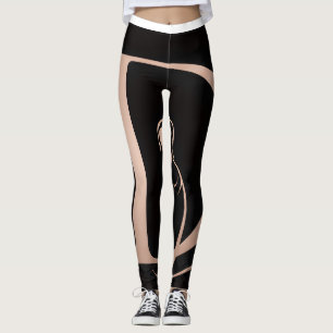 Davina Fit Logo Damen Mode Fitness Leggings