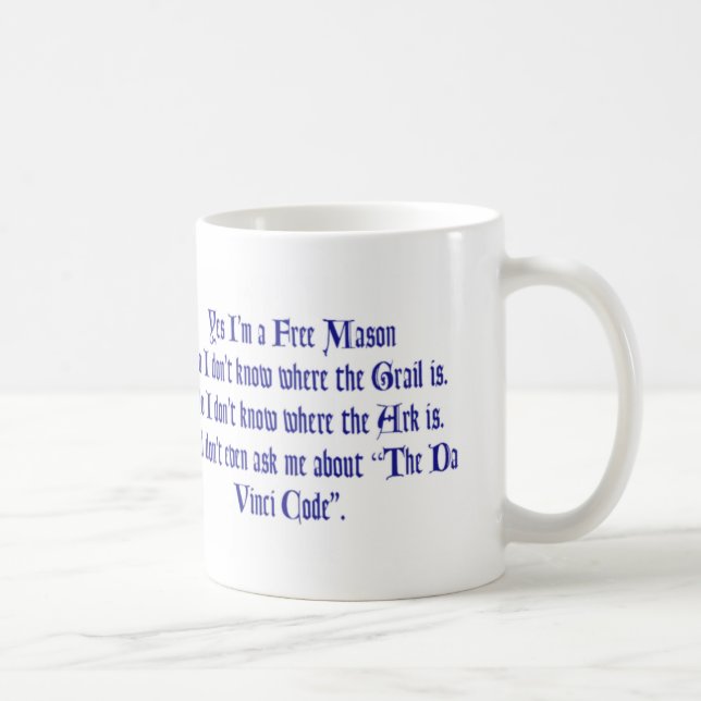 DaVinci Maurer-Tasse Kaffeetasse (Rechts)