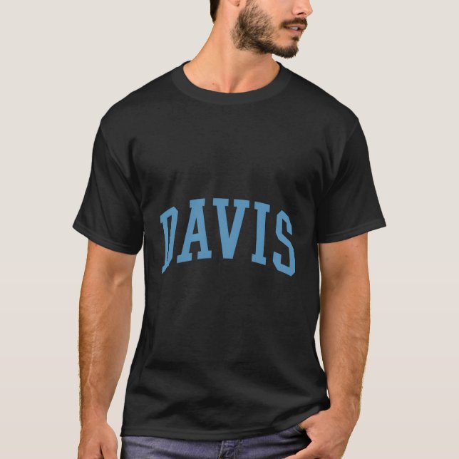 Davis California Style Blue T-Shirt (Vorderseite)