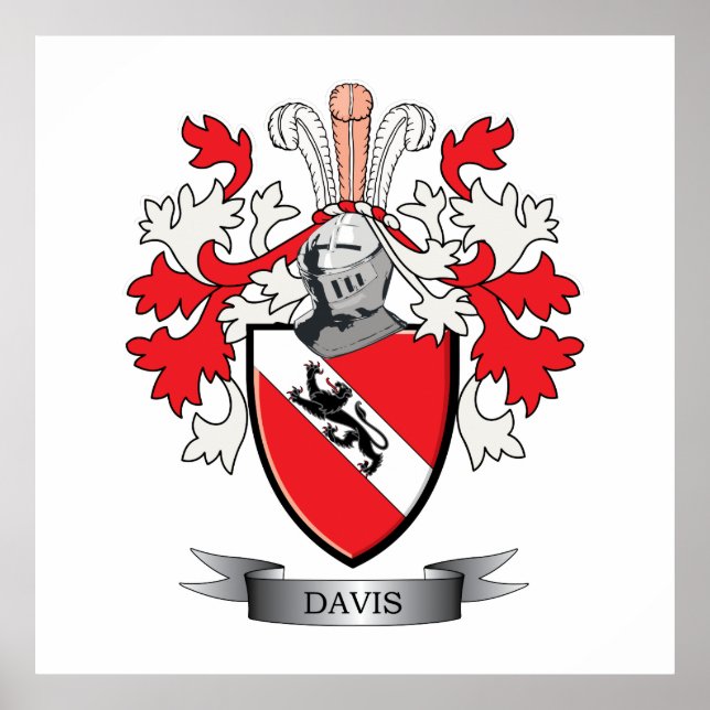 Davis Coat of Arms Poster (Vorne)