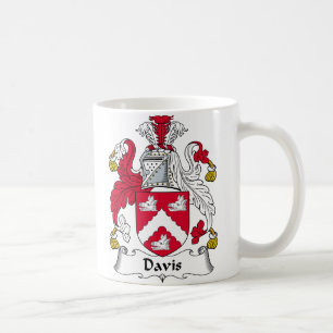 Davis-Familienwappen Kaffeetasse