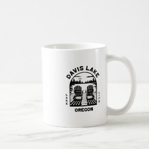 Davis Lake Oregon Outdoors Vintage 2 Kaffeetasse
