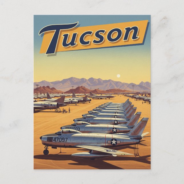 Davis-Monthan Air Force Base Tuscon Arizona Postkarte (Vorderseite)