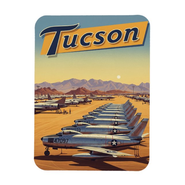 Davis-Monthan Air Force Base Tuscon Arizona Reise Magnet (Vertikal)