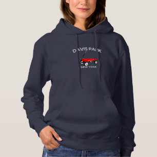 DAVIS PARK Fire Island roter Wagen Long Island NY Hoodie