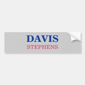 DAVIS, STEPHENS AUTOAUFKLEBER