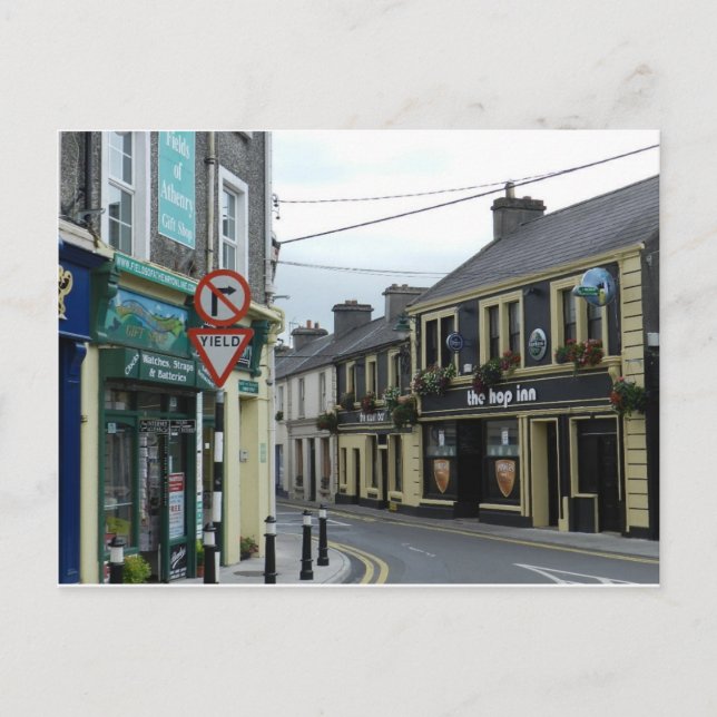 Davis Street, Athenry, Irland Postkarte (Vorderseite)