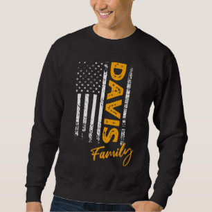 Davis Surname American Davis Nachname Davis Sweatshirt