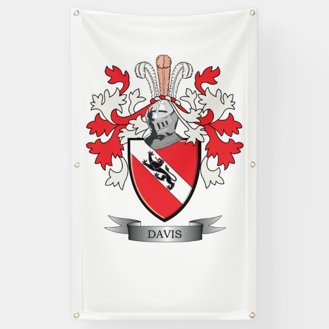 Davis-Wappen Banner (Vertikal)