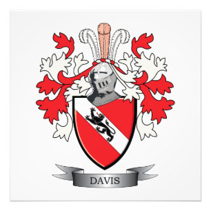 Davis-Wappen Fotodruck