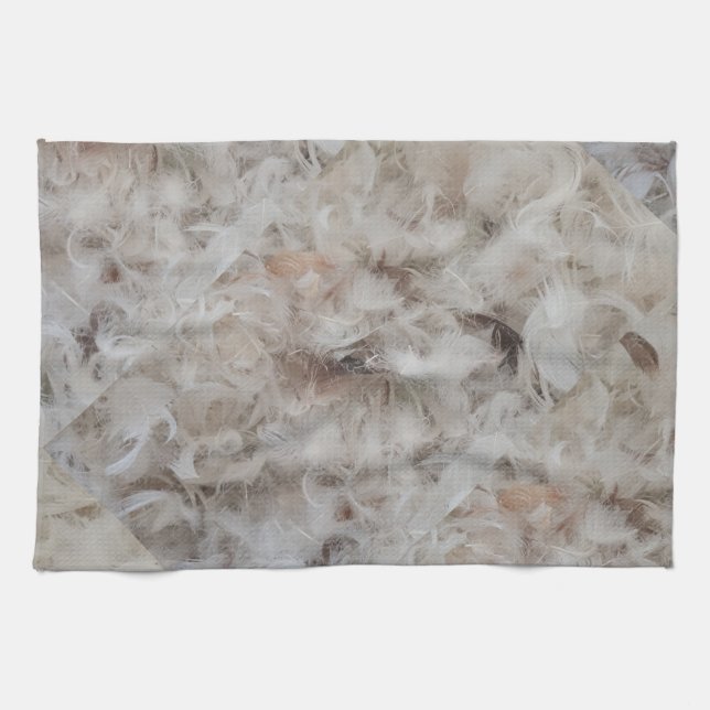 Davon Feathers Fotografie Funny Geschirrtuch (Horizontal)