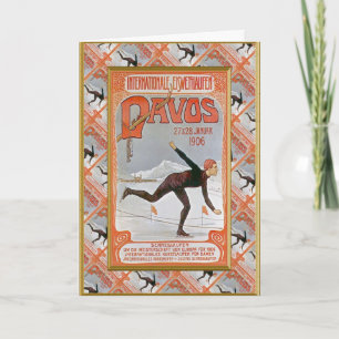 Davos 1906 feiertagskarte