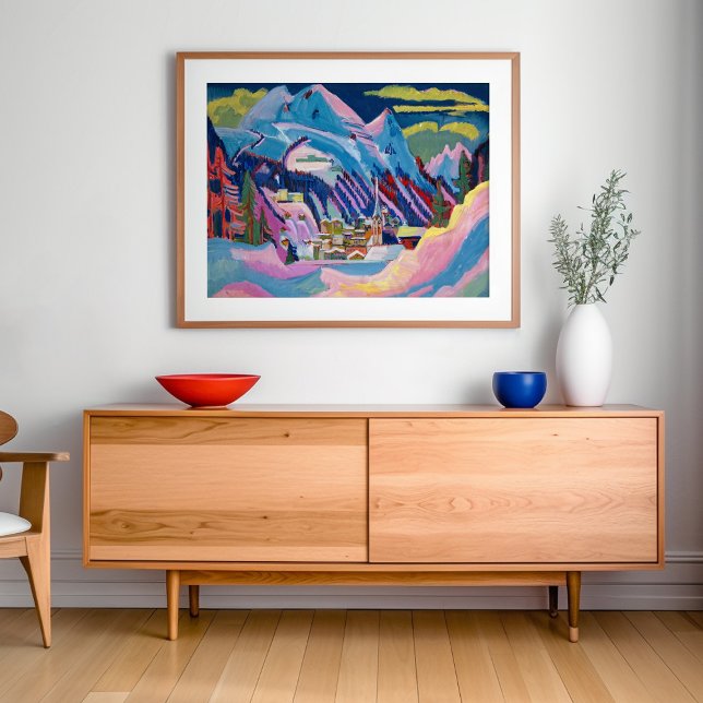 Davos im Winter | Ernst Ludwig Kirchner Poster (Von Creator hochgeladen)