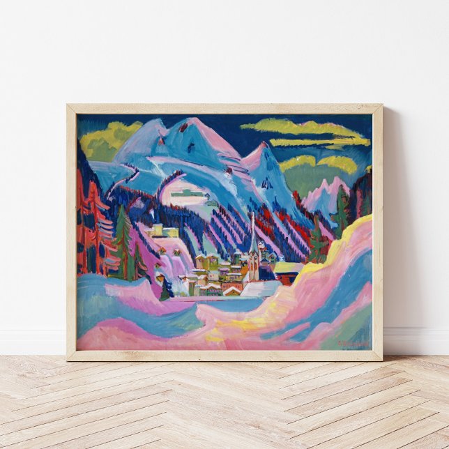 Davos im Winter | Ernst Ludwig Kirchner Poster (Von Creator hochgeladen)