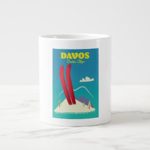 Davos Schweizer Alpen Jumbo-Tasse
