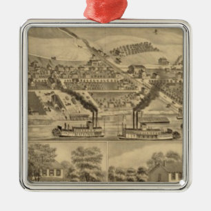 Davosburgh Kohlenarbeiten Silbernes Ornament